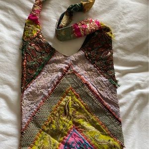Boho Multicolored Textile Bag